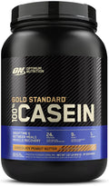 Chocolate Casein, 100% Protein Gold Nutrition, Standard Powder, 1.87 Peanut Optimum 24g Butter, lb