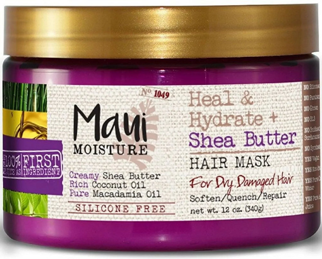 Mask 3) & Hair oz Moisture Hydrate Heal 12 of Butter (Pack Maui + Shea
