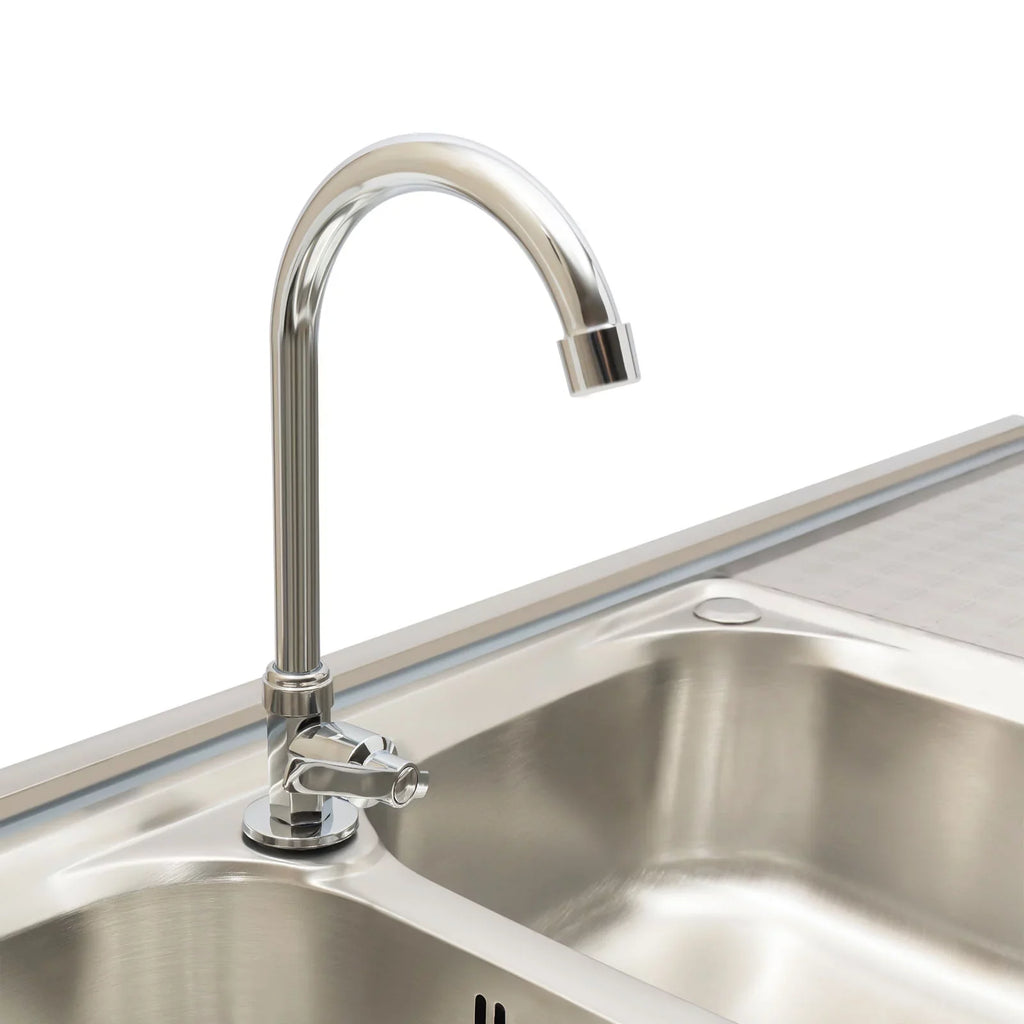 with Double Prep Faucet+Drainpipe Kitchen Stainless Steel Basin Freestanding Bowl Sink Utility & Sink Aiqidi Commercial Restaurant