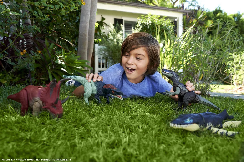 Diabloceratops Sound Action Dinosaur Motion & Wild Jurassic Toy, Roar World Dominion Figure