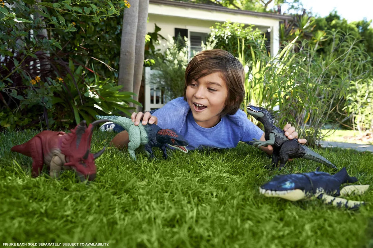Diabloceratops Sound Action Dinosaur Motion & Wild Jurassic Toy, Roar World Dominion Figure