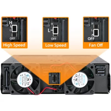 HDD Swap 5.25 ICY SSD in HD MiniSAS 8x2.5 bay MB998IP-B 1 RD x Hot Backplane