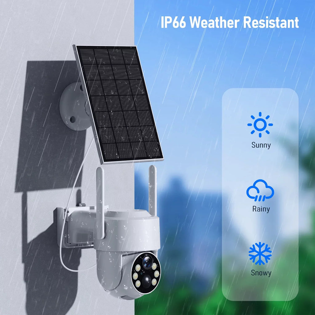 Toguard Outdoor Camera Camera Dome Solar Wireless Security 2K/4MP SC21 WiFi PTZ