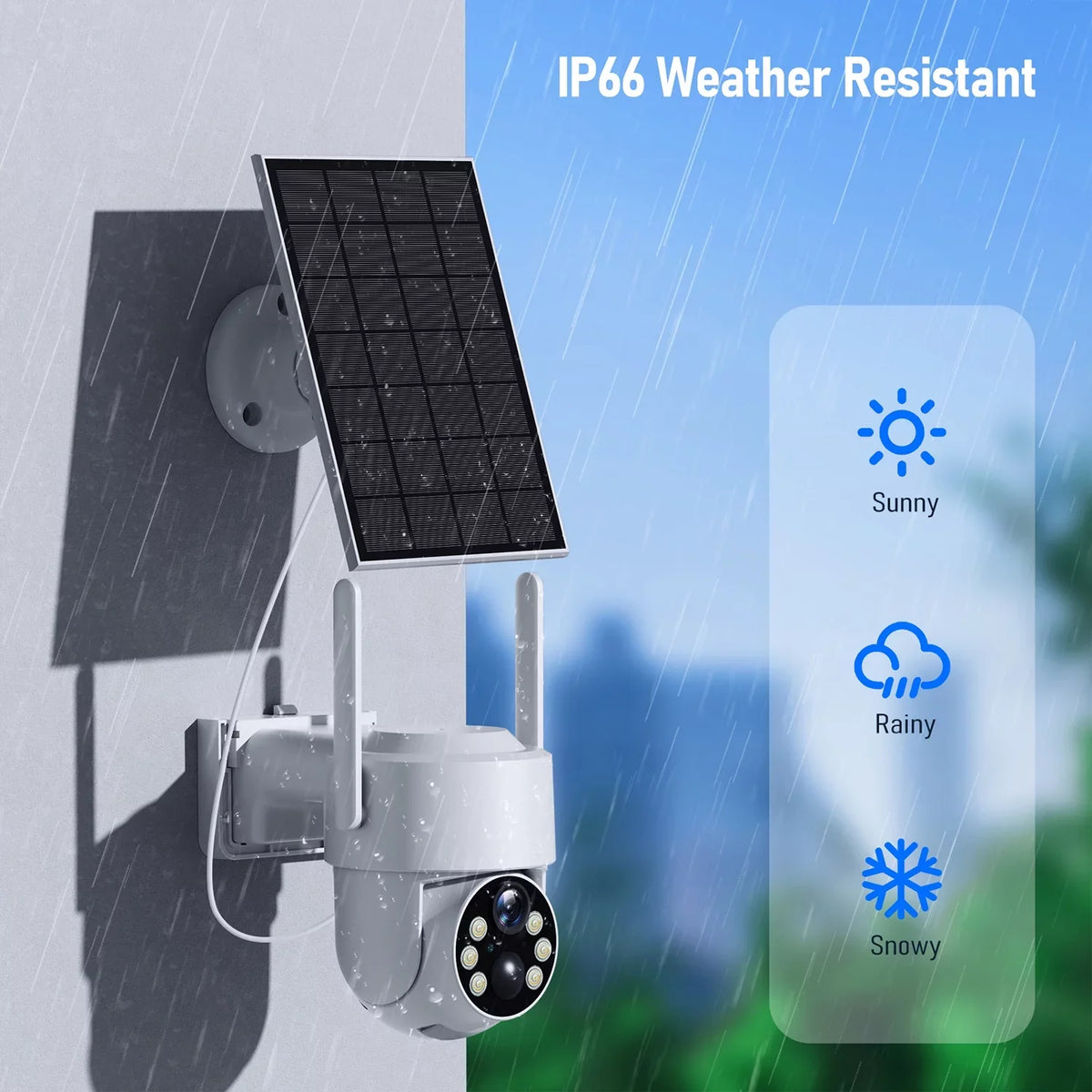 Toguard Outdoor Camera Camera Dome Solar Wireless Security 2K/4MP SC21 WiFi PTZ