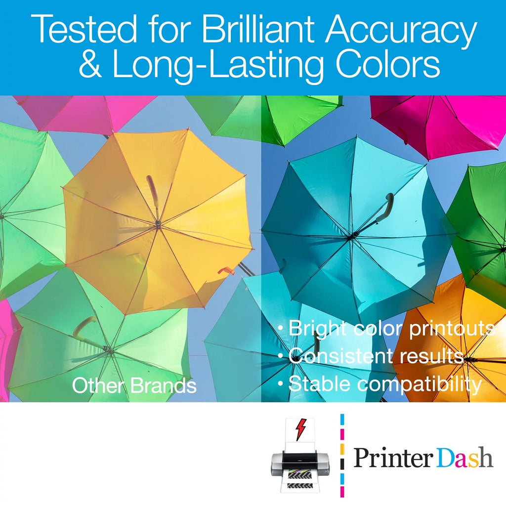PrinterDash (T157BMP) (PBK/C/M/Y/LC/LM/LBK/MBK/LLBK) R3000 Pack 157) Photo (NO. for Combo Inkjet Stylus Replacement