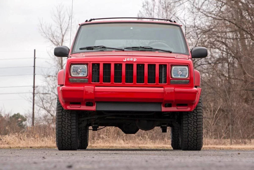 | Rough II | 3" Cherokee N3 (fits) Lift Kit 670XN2 XJ Jeep Suspension | Shocks Leaf Country Series Add 1984-2001