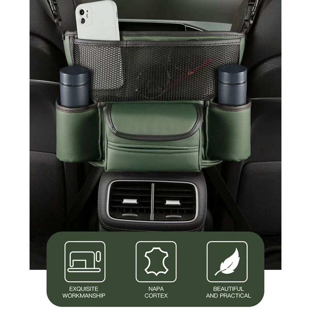 Barrier Center Dazzduo Console Leather Console bag,Seat Seat Console Center Leather Center Car Seat Car Car Storage Leather