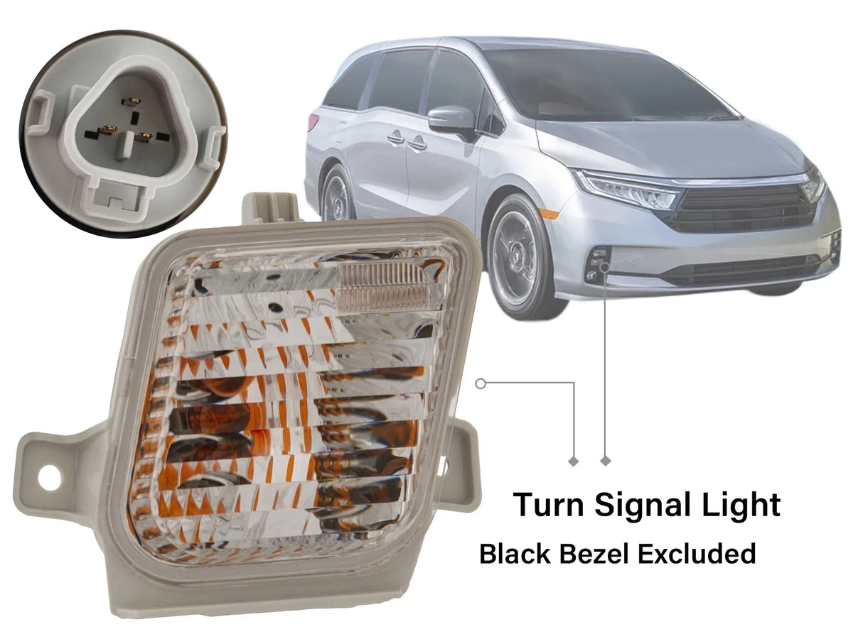 2021 Signal APA 2023 for Light 33300THRA31 Side Right Turn Passenger Replacement 2022 Odyssey HO2531134 Honda