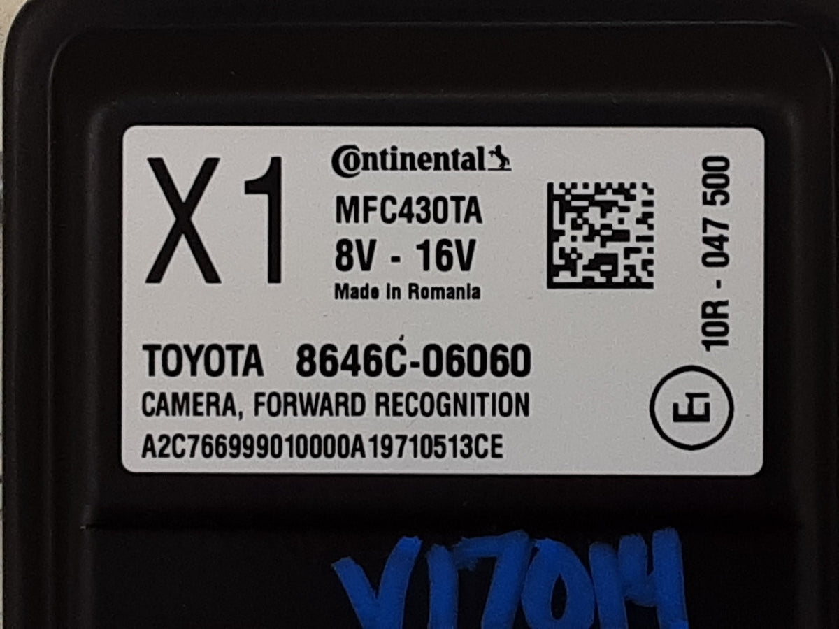 Lane Departure Camera OEM Front Forward (Good) Toyota Camry 2018 Pre-Owned 2019 LKQ Recognition