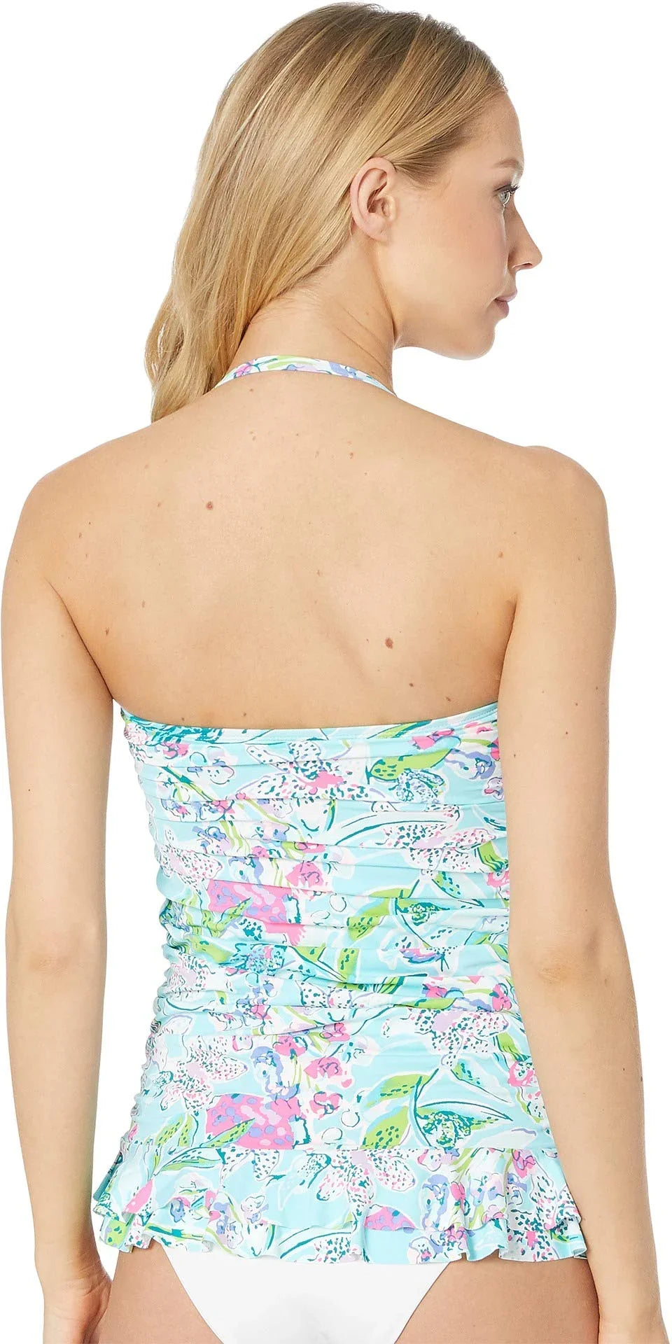 Ruffled Way This Top Sway Tankini Pulitzer 2 Bali Size Blue Swim Carmen Lilly