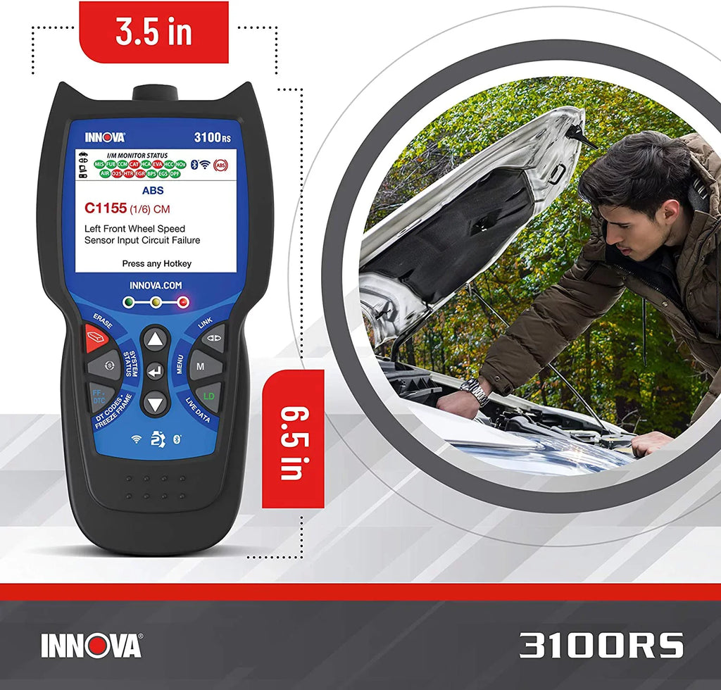 Scanner INNOVA Reader Code FixAssist Bluetooth 3100RS Vehicle Diagnostic