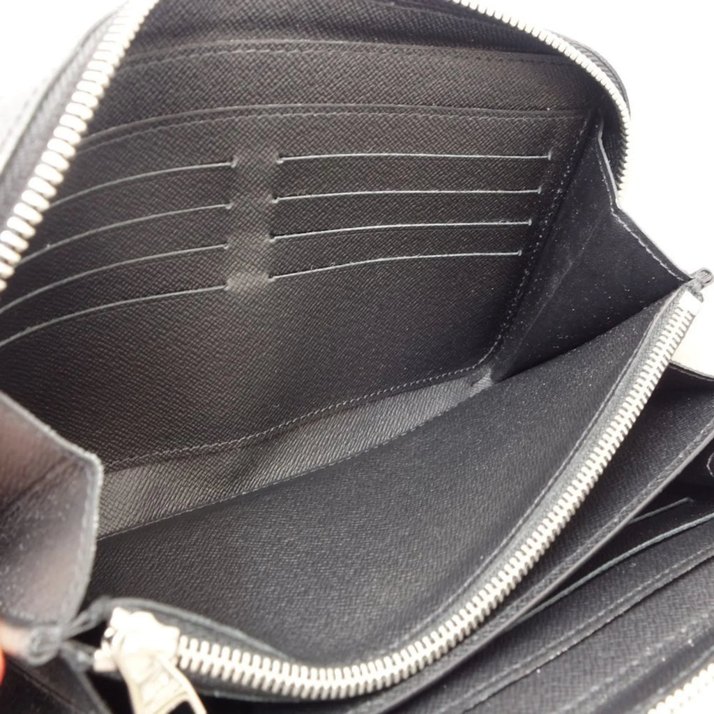 Louis Long Vuitton LOUIS Taiga Wallet 083562 Zippy XL Pre-Owned M42097 (Good) VUITTON Ardoise