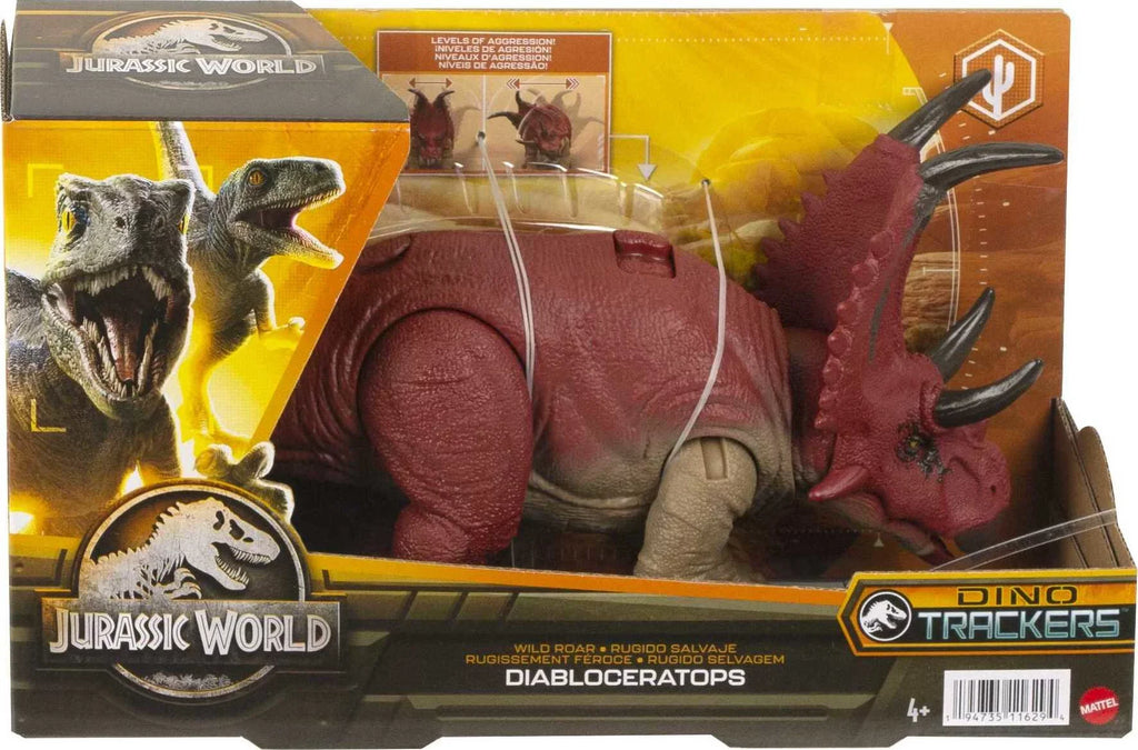 Diabloceratops Sound Action Dinosaur Motion & Wild Jurassic Toy, Roar World Dominion Figure
