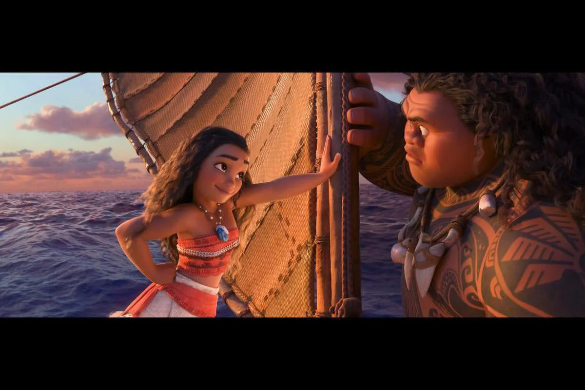 Moana & + Family Kids DVD), (Blu-ray Disney,
