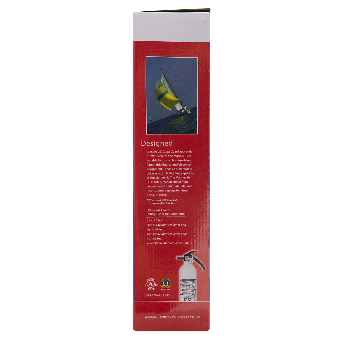Rechargeable Not KD82W-10BC, Model 10-B:C, Fire UL Rated Kidde Extinguisher, Marine