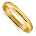 14k QHP7/16O Hinged Bracelet Bangle High 7/16 Polished Oversize