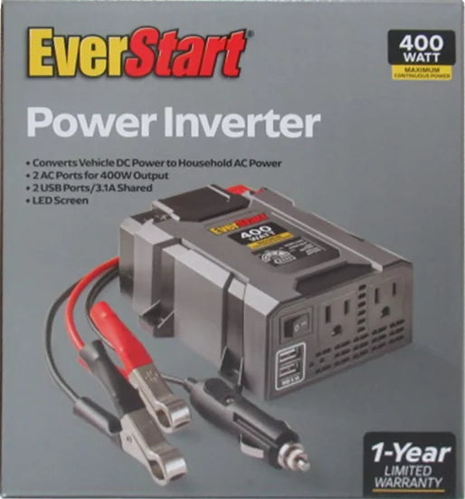 Watts Inverter Vehicle Power 400