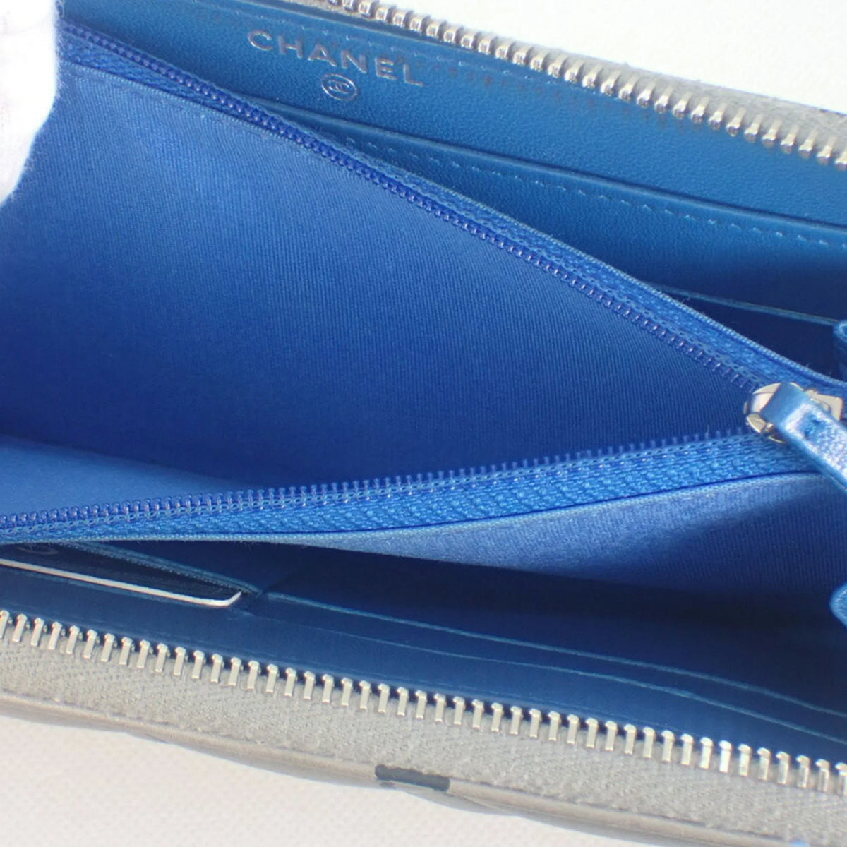 wallet long mark computer here Cambon (Good) board Pre-Owned matelasse CHANEL circuit pattern Chanel