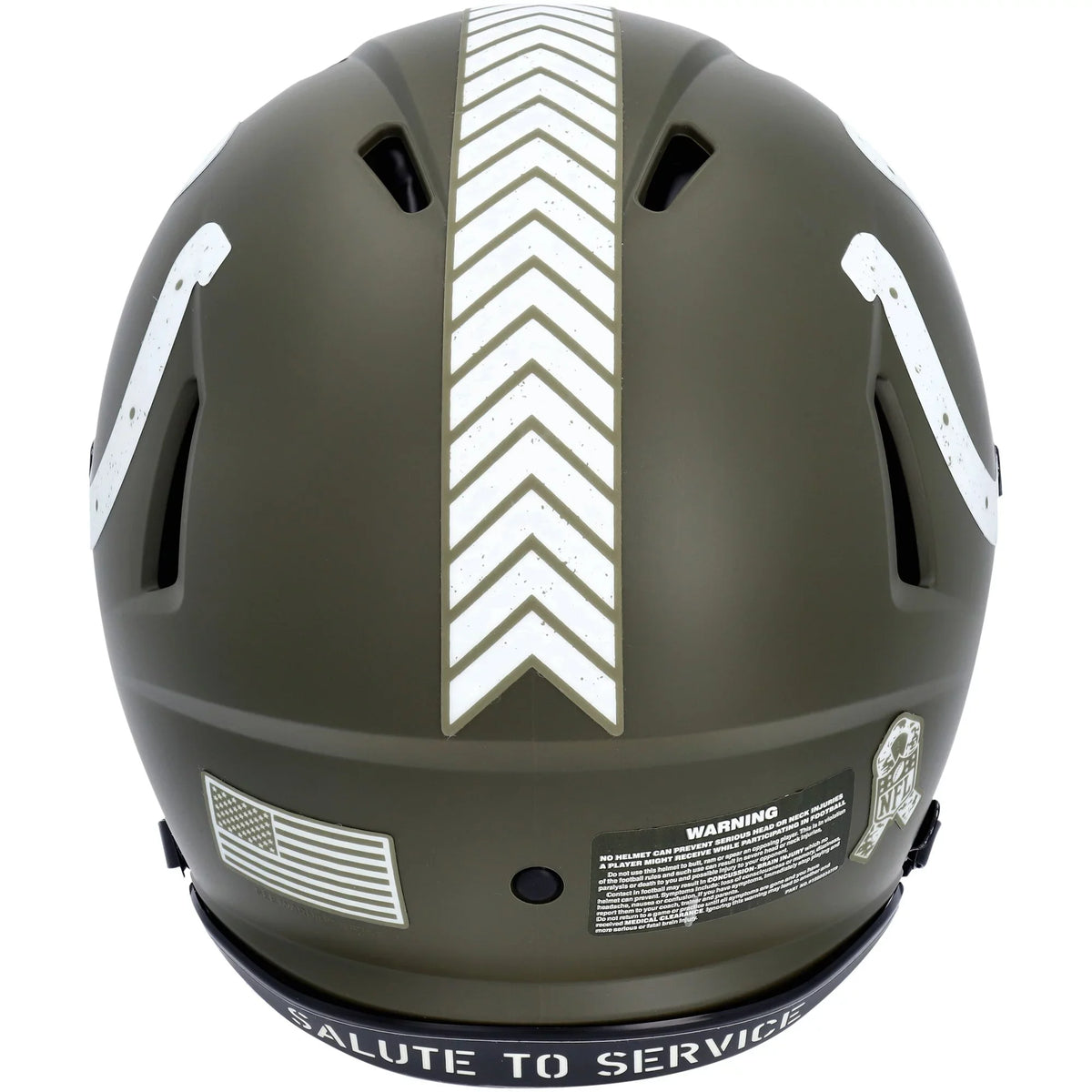 Riddell Manning Helmet Indianapolis 2022 Autographed Authentic Salute Service Colts to Speed Peyton