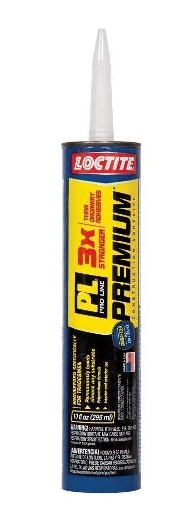1390595 Pack 10 OSI 3X Polyurethane Premium PL 12 Adhesive oz Construction of Multi-Purpose