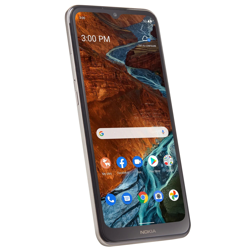 Mobile Black Nokia Simple G300, Prepaid Smartphone - 64GB,