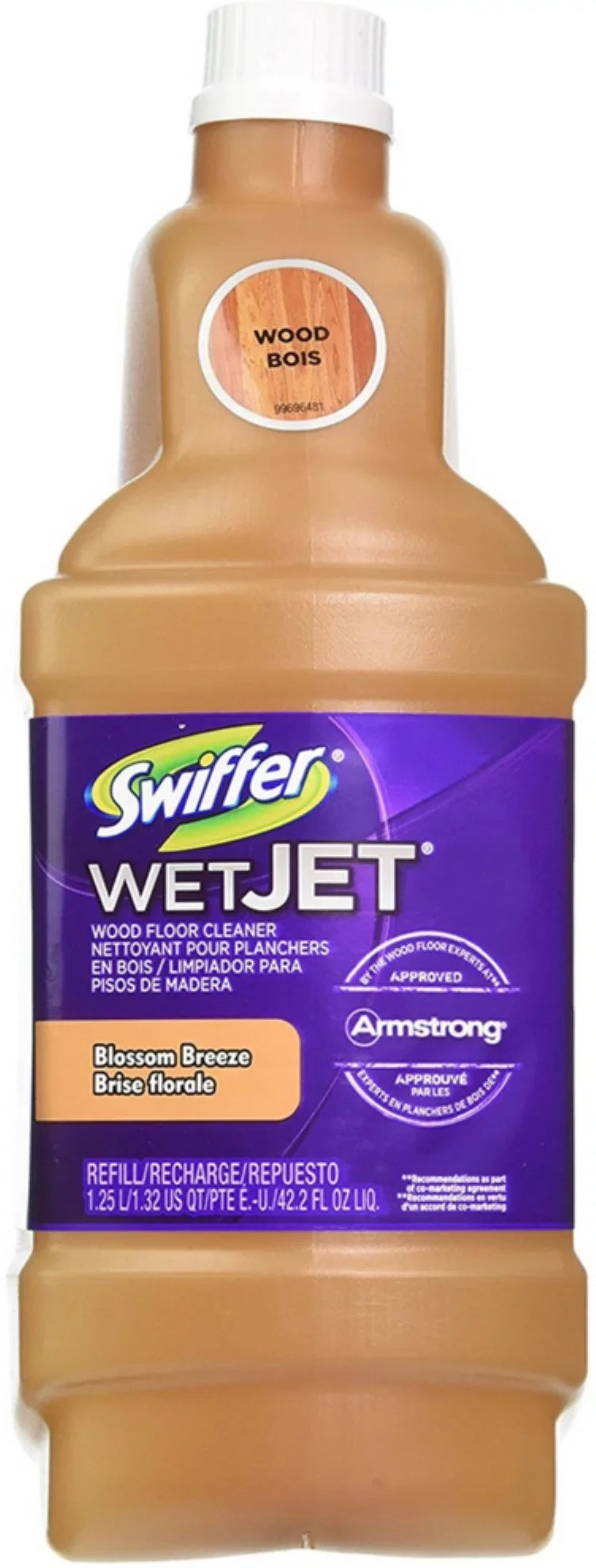 Cleaner Floor 2) Breeze WetJet Swiffer (Pack Refill, oz 42.20 Wood Blossom of