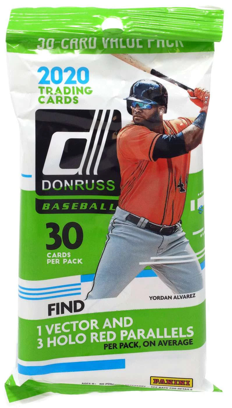 Packs) PACK MLB Panini Donruss FAT Box 2020 Baseball Trading Card (12