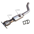 to 2.4L Catalytic 2008 Fits Dodge Avenger Converter 2014