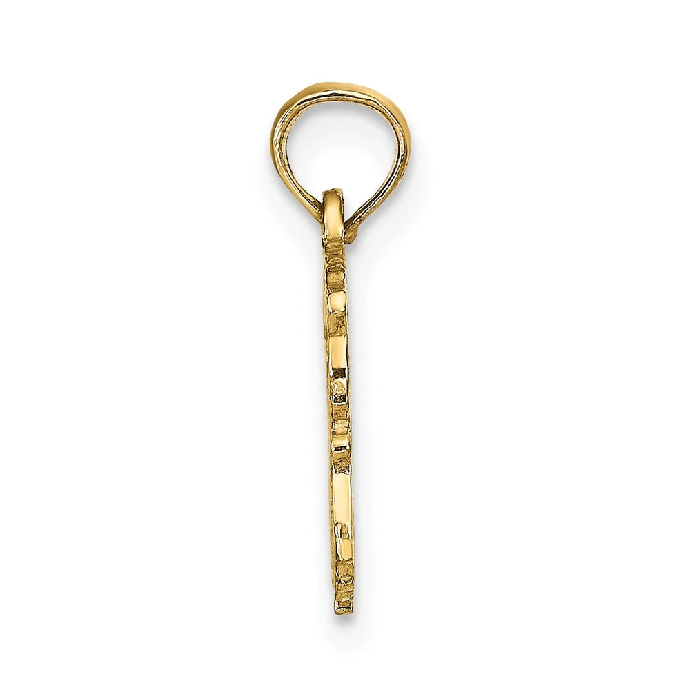 kt 16 x Charm Gold 10 Finejewelers 17 AQUARIUS Yellow Zodiac mm FJC
