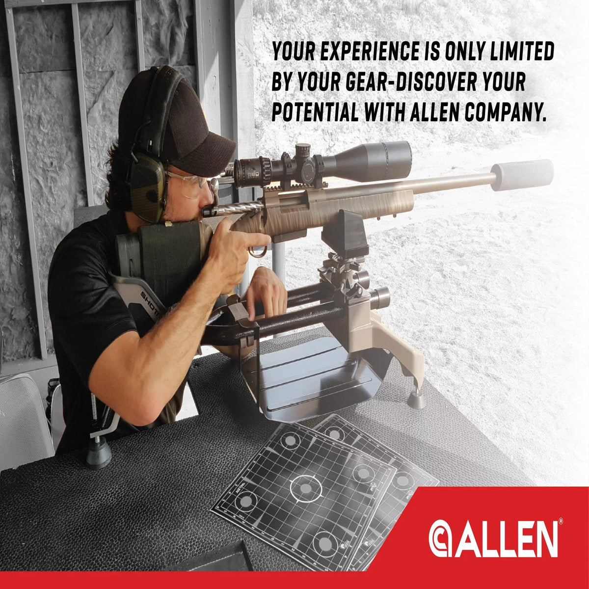 Case, Soft Allen Polyester, Rifle 602-46 46" Company Black, Durango