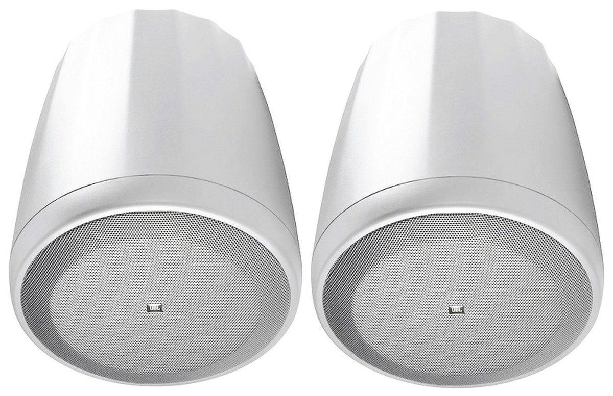 White Speakers Restaurant/Bar 6-Zone Pendant+Ceiling for Cube+2) 3.5" JBL Amp+4)