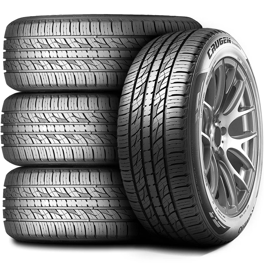 110V of Highlander 2021 All 2022-23 A/S XL Fits: Kumho Hybrid (FOUR) Tires Toyota Crugen 235/65R18 4 Season Bronze XSE Edition, Set Premium Toyota Highlander