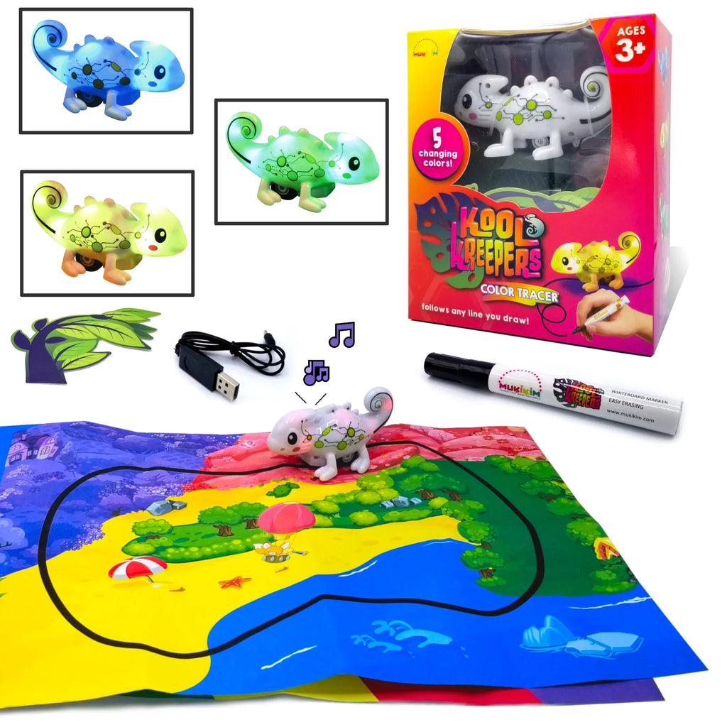 the Kool - MukikiM line follows colors. Mini you that draw changes Kreepers Chameleon and Inductive