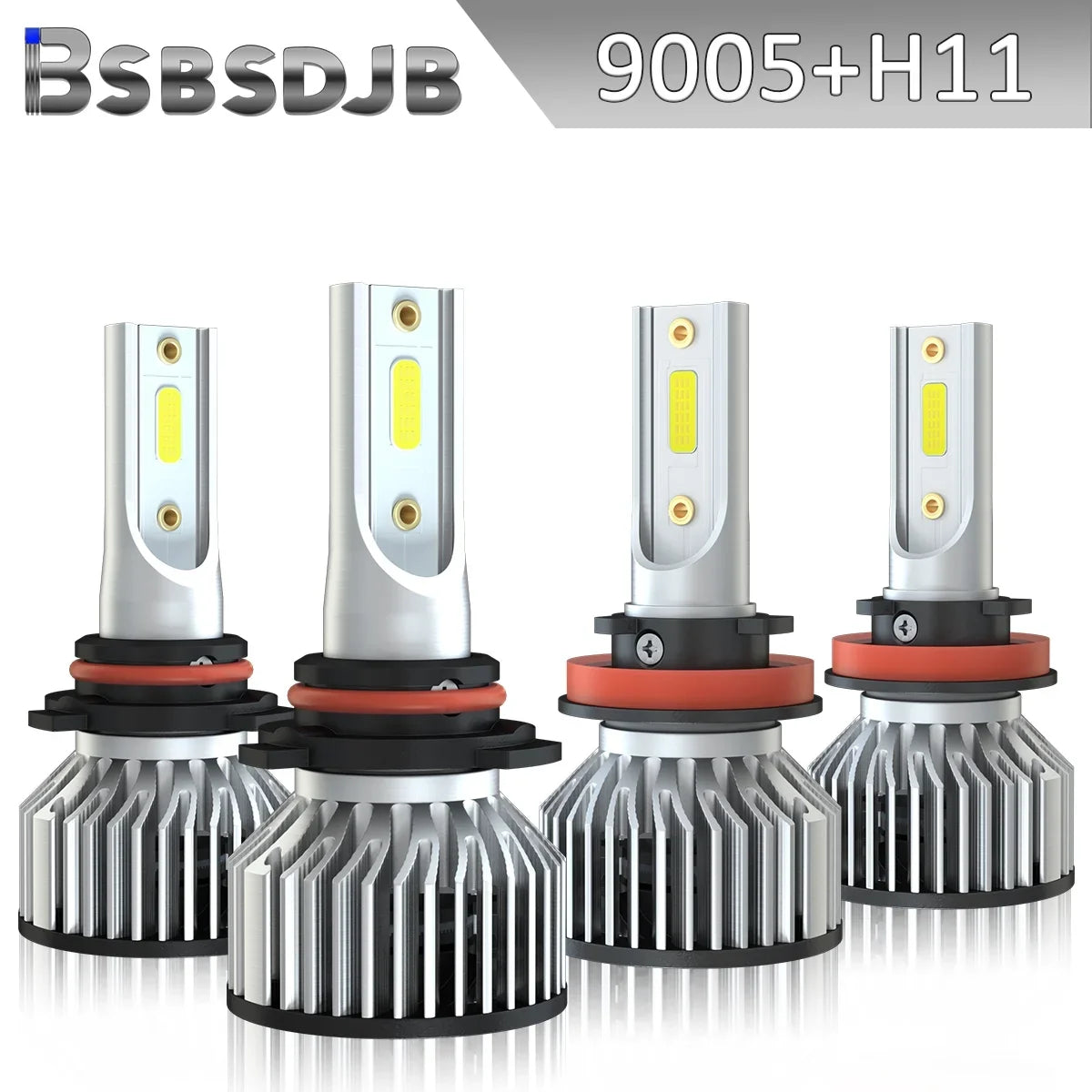 Low Front For Bulbs 1500 Ram Beam LED Headlight White High 2019-2022 9005+H11
