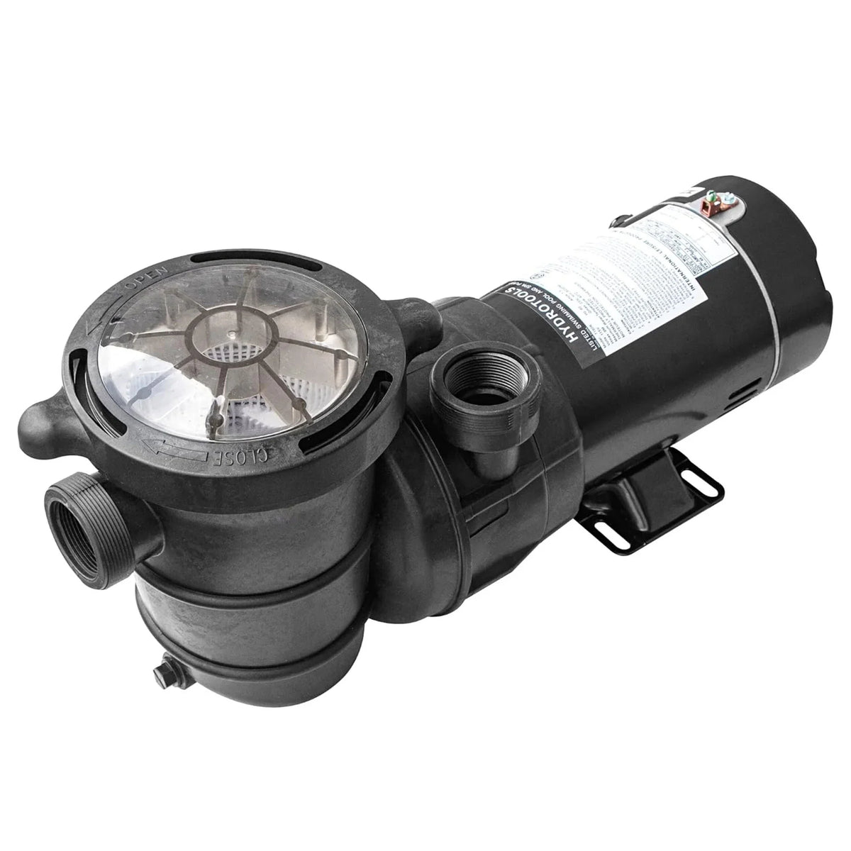 Pump Pool HydroTools Vertical Flo Hydro Discharge HP Swimming 0.75 Swimline