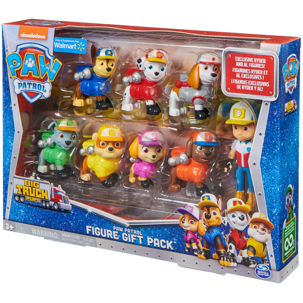 Patrol, Big Truck Pack 8 PAW Gift Figure Piece Pups