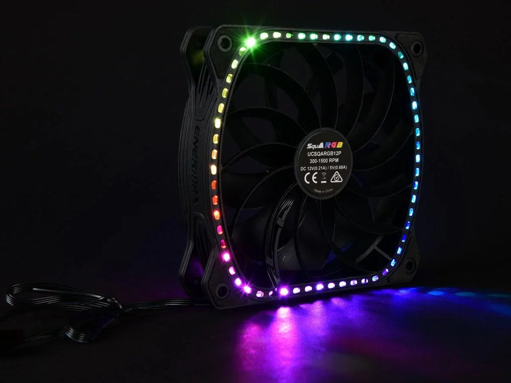 Case RGB 120mm Enermax Fan 3pk SquA