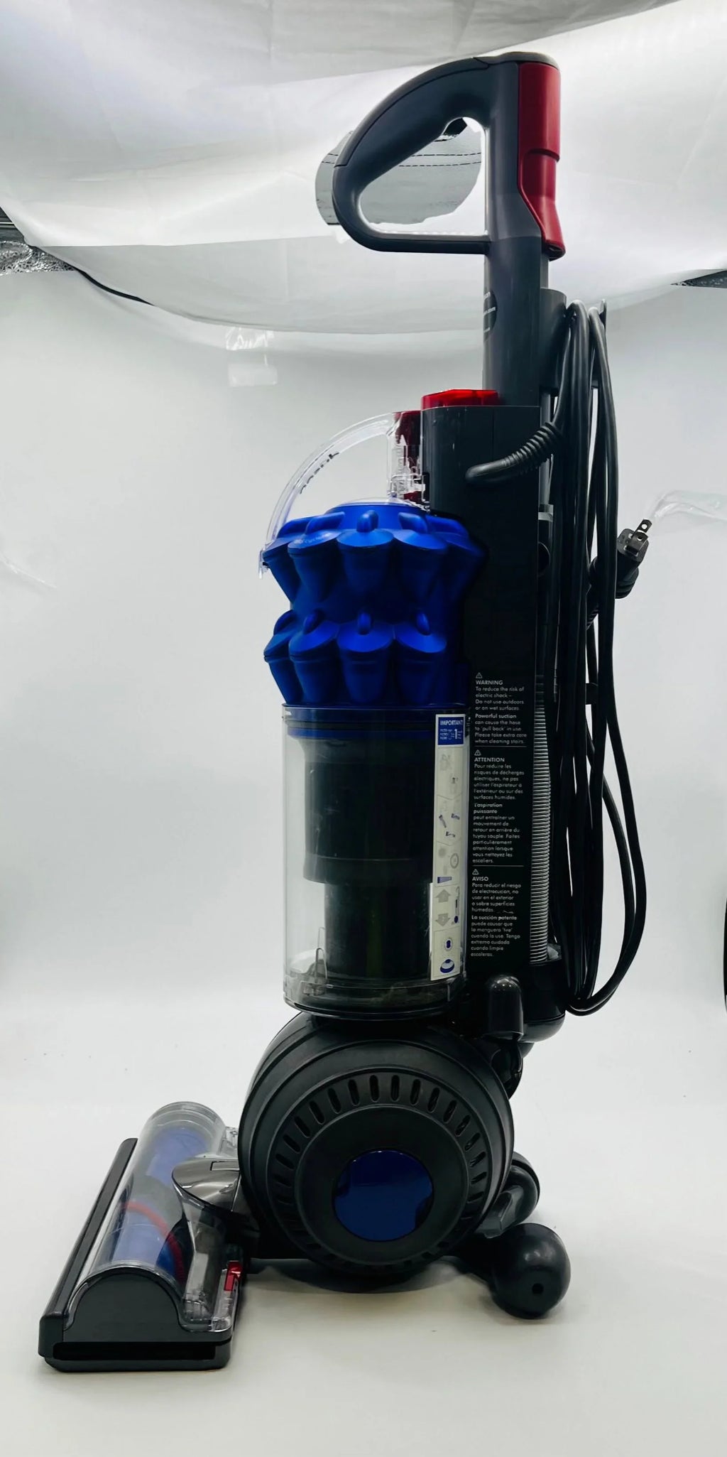 Upright Vacuum Compact 209456-02 Dyson DC50 Open Ball Box Iron/Blue Allergy