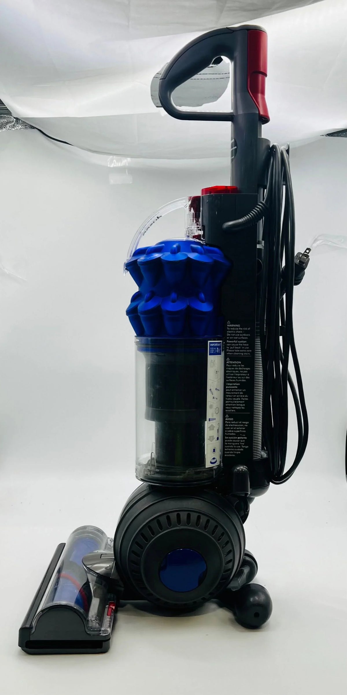 Upright Vacuum Compact 209456-02 Dyson DC50 Open Ball Box Iron/Blue Allergy