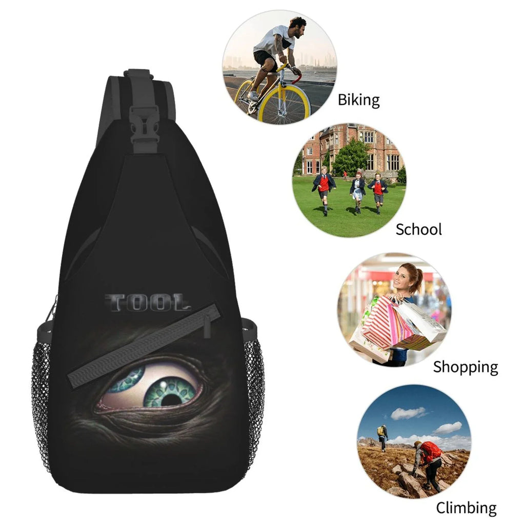 Women Tool For Men Sling Teen Adults Bags Diagonally Band Chest Backpack Travel Daypack Crossbody Music Bag