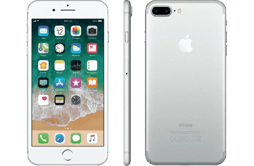7 iPhone (Refurbished) Apple Restored GSM 32GB, Silver Unlocked - Plus