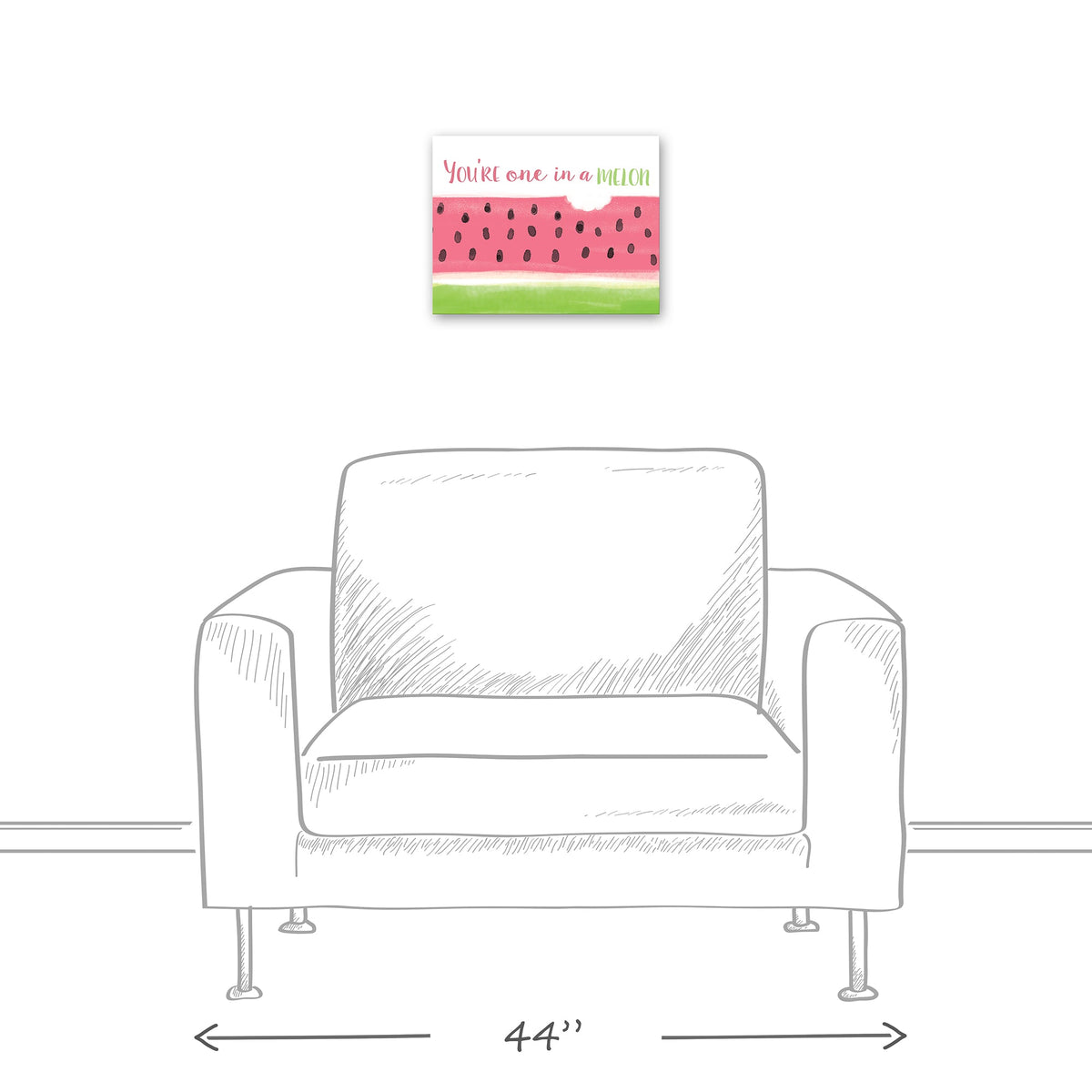 14x11 Canvas Melon A Art Creative Products in Wall One