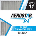 20x20x5, Filter, Aerostar 11, 20x20x5 Pleated Box Replacement Carrier of Air 2 MERV
