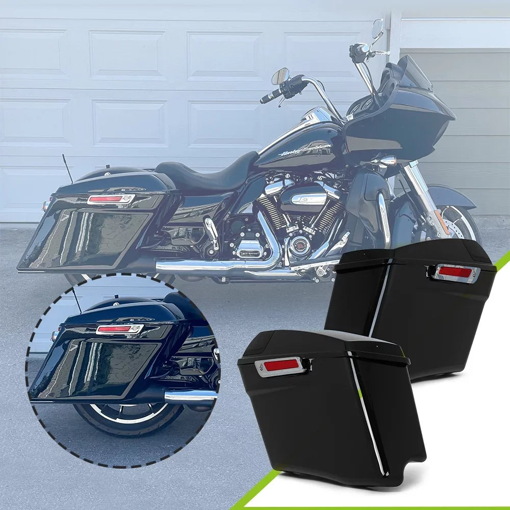 Grills 15 with 19 18 22 23 Audio Hard CVO 5" Glide Saddlebags Cover Harley Touring 21 14 for 16 17 20 w/Speaker Kojem