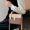 Purse Inch For Women Leather Crossbody (7.9*5.93*3.16) Decor Faux Junior Flap Buckle Bag, Square Handbag, Trendy