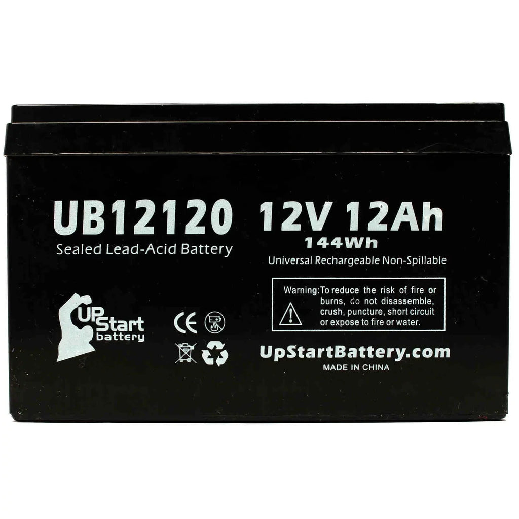 Universal - F1 Includes GTI Sealed F2 - AGM, SLA) Terminal 12000mAh, Acid (12V, Adapters F1 Replacement Battery 12Ah, SEA-DOO Terminal, SeaScooter to Pack - 3x 6 Lead UB12120 Battery