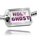 Holy Stained Purple Ghost 925 Neonblond Charm Silver Glass Sterling Bead