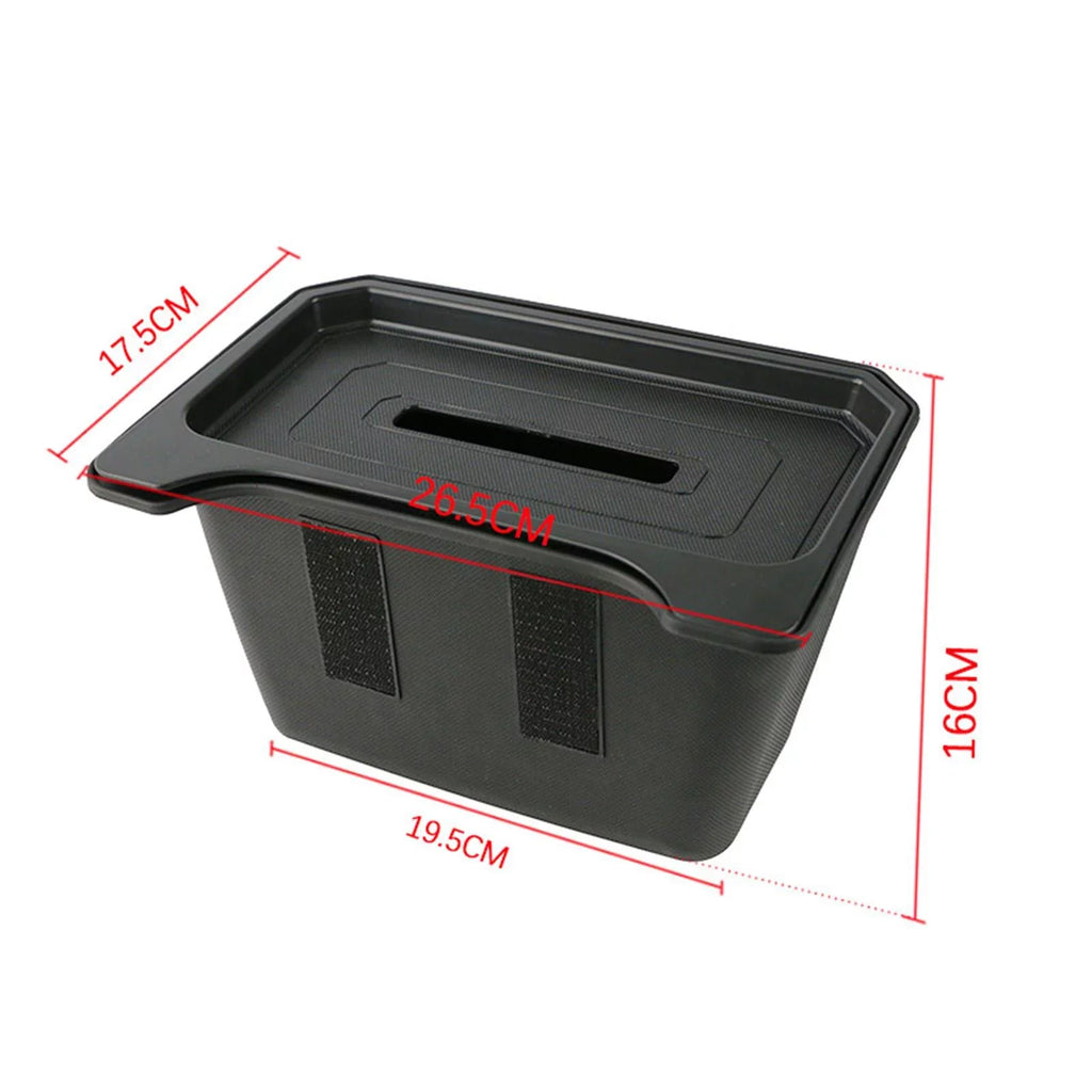 Storage Bin Car under Accessories to for Black Box Easy Install Seat
