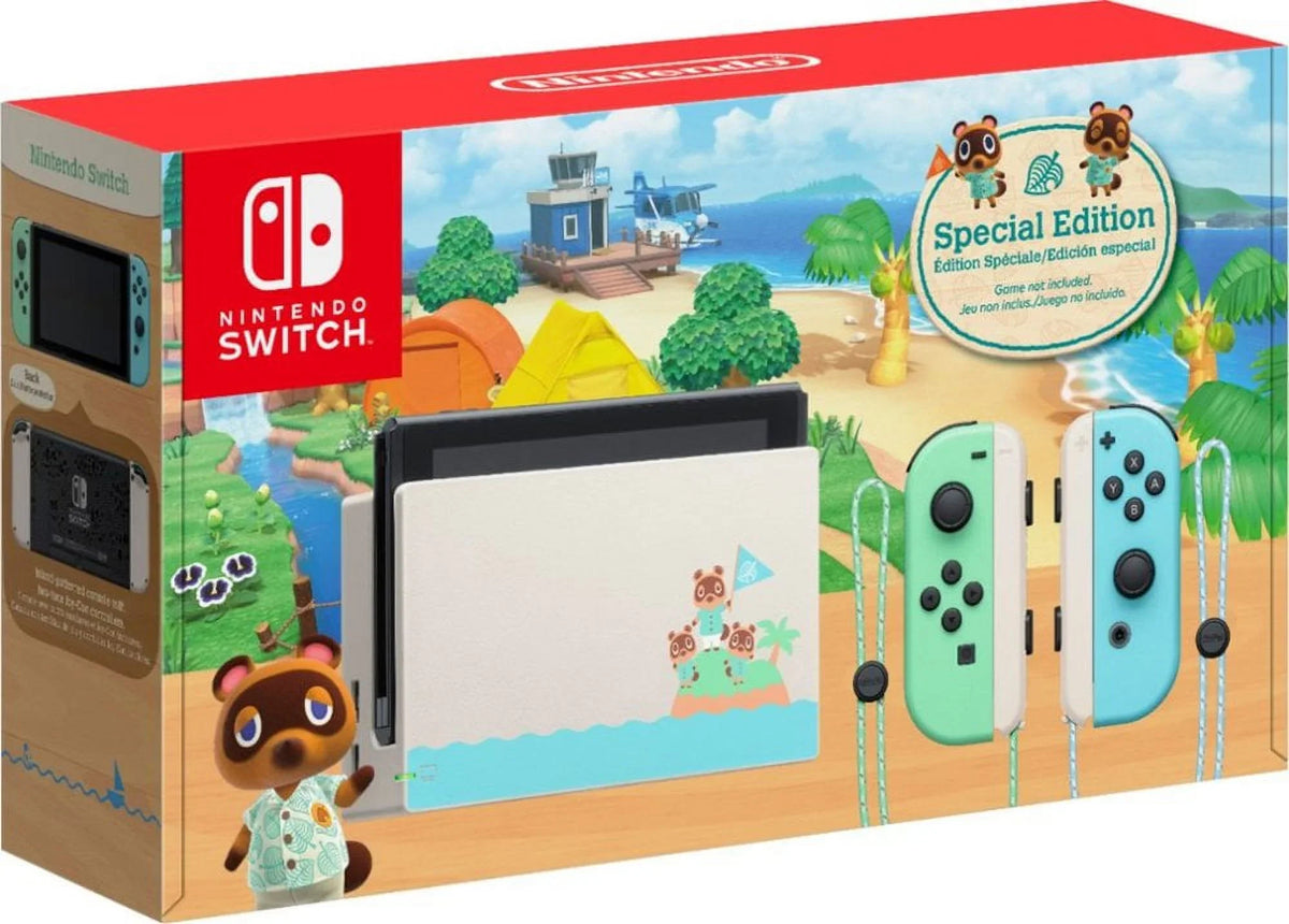 '- Glass Nintendo 2020 2020 Limited and Crossing: Disc Horizons Game NS Luigi's Edition NS Console! Mytrix Protector Switch New Tempered with Animal New Bundle Mansion Screen New 3