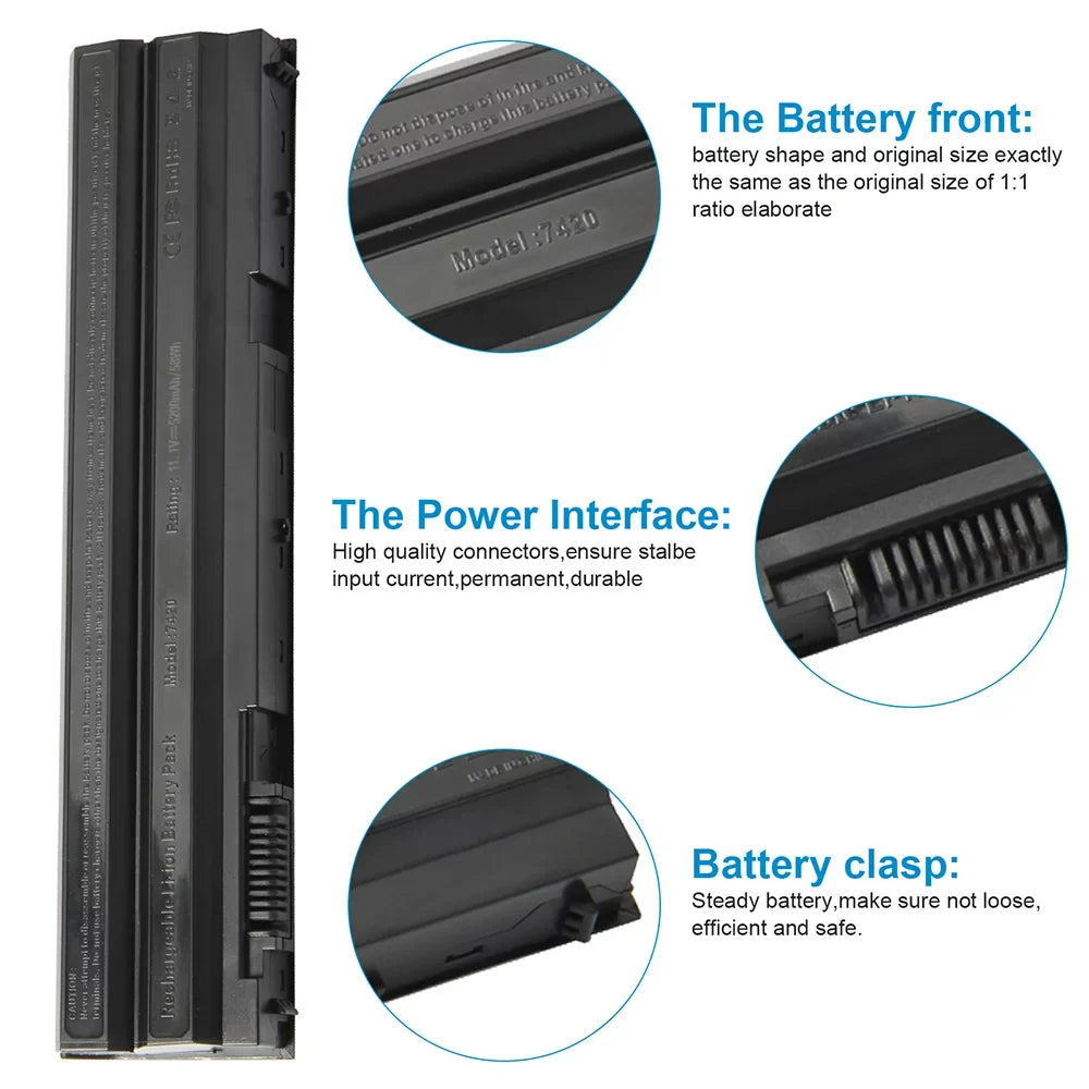 E6420 ✅Battery E6430 Dell T54FJ E6530 E5420 E6520 E5430 E5530 E5520 Latitude for